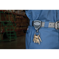 Super48™ Key Chains, Polycarbonate, 48" Cable, Belt Clip Attachment VE525 | Doyle's Supply