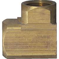 Extruded 90° Elbow Pipe Fitting, FPT, Brass, 1/8" YA811 | Doyle's Supply